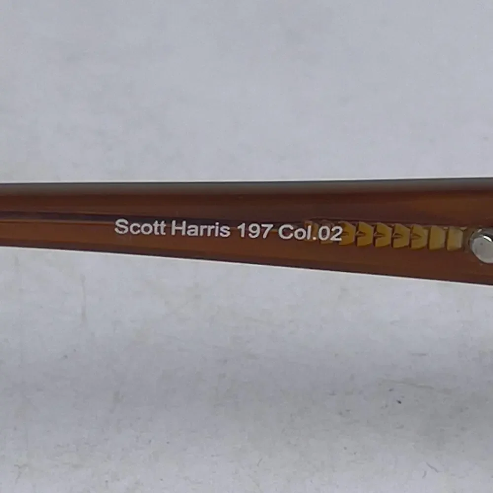 Scott Harris SH-197 COL Eyeglasses‎ Frame Unisex Adults Brown Full Rim 52-16-135